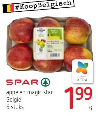 Promoties Appelen magic star belgië - Spar - Geldig van 11/02/2021 tot 24/02/2021 bij Spar (Colruytgroup)