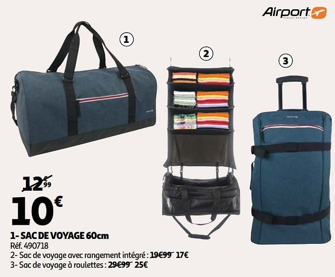 Sac de best sale voyage auchan