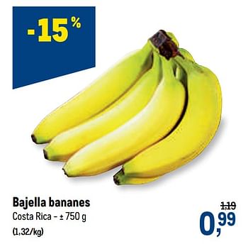 Promoties Bajella bananes - Huismerk - Makro - Geldig van 10/02/2021 tot 23/02/2021 bij Makro