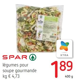 Promotions Légumes pour soupe gourmande - Spar - Valide de 11/02/2021 à 24/02/2021 chez Spar (Colruytgroup)
