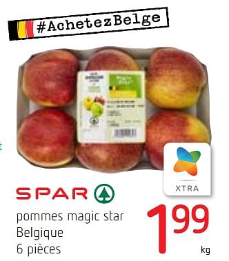 Promotions Pommes magic star belgique - Spar - Valide de 11/02/2021 à 24/02/2021 chez Spar (Colruytgroup)