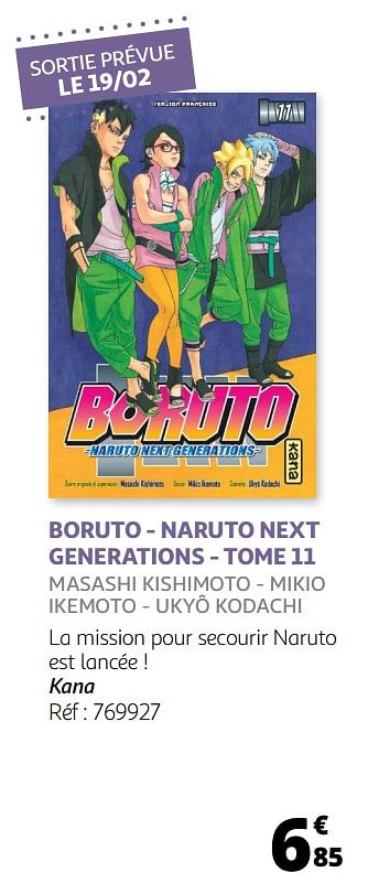 Promotions Boruto - naruto next generations - tome 11 - Produit Maison - Auchan Ronq - Valide de 06/02/2021 à 07/03/2021 chez Auchan Ronq
