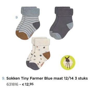 Promoties Sokken tiny farmer blue - Lassig - Geldig van 05/02/2021 tot 31/12/2021 bij Dreambaby