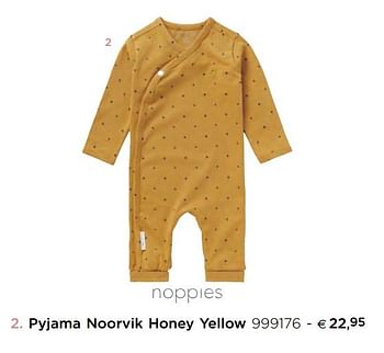 Promoties Pyjama noorvik honey yellow - Noppies - Geldig van 05/02/2021 tot 31/12/2021 bij Dreambaby