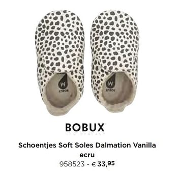 Promoties Schoentjes soft soles dalmation vanilla ecru - Bobux - Geldig van 05/02/2021 tot 31/12/2021 bij Dreambaby