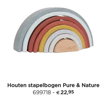 Promoties Houten stapelbogen pure + nature - Little Dutch - Geldig van 05/02/2021 tot 31/12/2021 bij Dreambaby