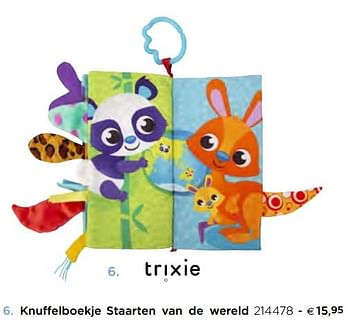 Promoties Knuffelboekje staarten van de wereld - Trixie - Geldig van 05/02/2021 tot 31/12/2021 bij Dreambaby