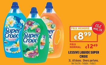 Super Croix Lessive liquide super croix - En promotion chez Trafic