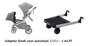 Promotions Adapter sleek voor autostoel - Thule - Valide de 05/02/2021 à 31/12/2021 chez Dreambaby