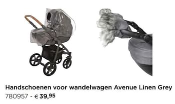 Promoties Handschoenen voor wandelwagen avenue linen grey - Thule - Geldig van 05/02/2021 tot 31/12/2021 bij Dreambaby