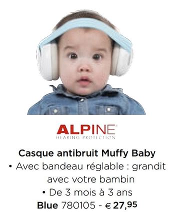 Promotion Dreambaby Casque Antibruit Muffy Baby Blue Alpine Bebe Et Grossesse Valide Jusqua 4 Promobutler