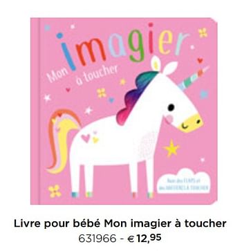 Promotions Livre pour bébé mon imagier à toucher - Produit Maison - Dreambaby - Valide de 05/02/2021 à 31/12/2021 chez Dreambaby