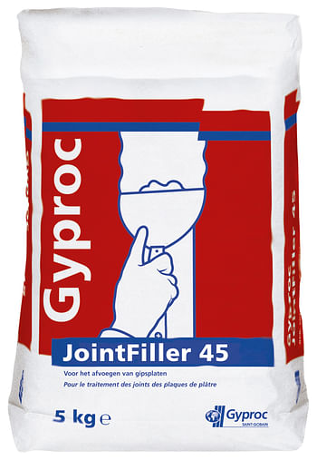 Promoties Gyproc Jointfiller 45 5 kg - Gyproc - Geldig van 10/02/2021 tot 23/02/2021 bij Makro