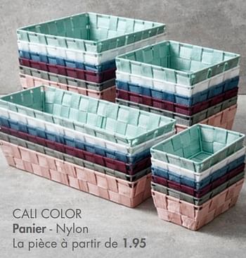 Promotions Cali color panier - Produit maison - Casa - Valide de 08/02/2021 à 14/03/2021 chez Casa