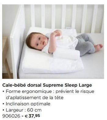 Doomoo Cale Bebe Dorsal Supreme Sleep Large En Promotion Chez Dreambaby