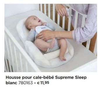 Doomoo Housse Pour Cale Bebe Supreme Sleep Blanc En Promotion Chez Dreambaby