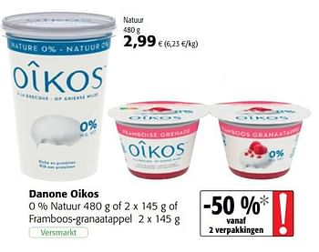 Promotions Danone oikos natuur - Danone - Valide de 10/02/2021 à 23/02/2021 chez Colruyt