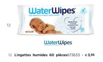 Promotions Lingettes humides - WaterWipes - Valide de 05/02/2021 à 31/12/2021 chez Dreambaby