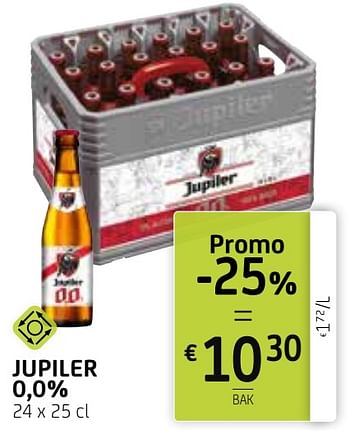 Promoties Jupiler 0,0% - Jupiler - Geldig van 12/02/2021 tot 25/02/2021 bij BelBev