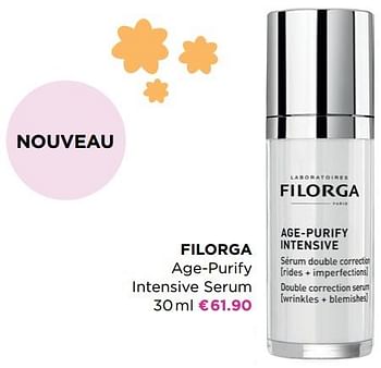 Promotions Filorga age-purify intensive serum - Filorga - Valide de 15/02/2021 à 07/03/2021 chez ICI PARIS XL