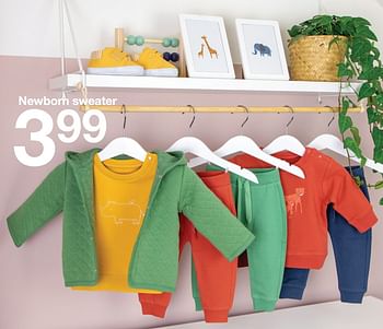 Promoties Newborn sweater - Huismerk - Zeeman  - Geldig van 08/02/2021 tot 01/06/2021 bij Zeeman