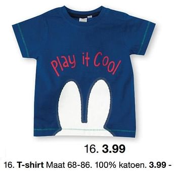Promoties T-shirt - Huismerk - Zeeman  - Geldig van 08/02/2021 tot 01/06/2021 bij Zeeman
