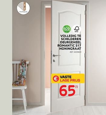 Promoties Volledig te schilderen deurgeheel romantic s17 honingraat - Group Thys - Geldig van 17/02/2021 tot 15/03/2021 bij Brico