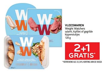 Promoties 2+1 gratis vleeswaren weight watchers - Weight Watchers - Geldig van 24/02/2021 tot 09/03/2021 bij Alvo