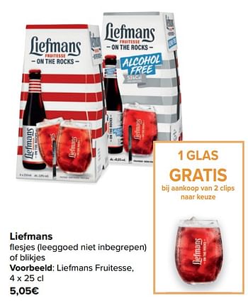 Promoties Liefmans fruitesse - Huismerk - Carrefour  - Geldig van 17/02/2021 tot 01/03/2021 bij Carrefour