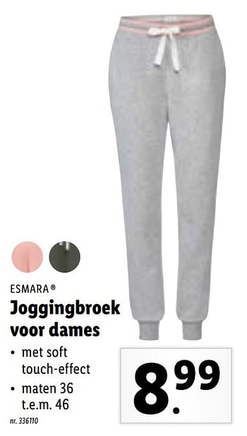 Promoties Joggingbroek voor dames - Esmara - Geldig van 22/02/2021 tot 01/03/2021 bij Lidl