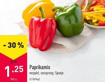 Promoties Paprikamix - Huismerk - Aldi - Geldig van 22/02/2021 tot 05/03/2021 bij Aldi