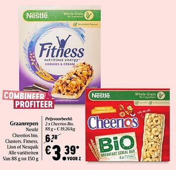 Promoties Graanrepen nestlé - Nestlé - Geldig van 18/02/2021 tot 24/02/2021 bij Delhaize