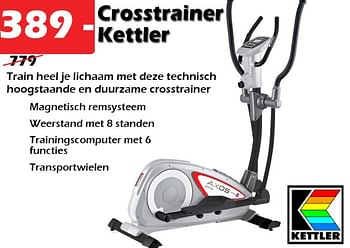 Promoties Crosstrainer kettler - Kettler - Geldig van 04/02/2021 tot 28/02/2021 bij Itek