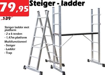 Promoties Steiger - ladder - Huismerk - Itek - Geldig van 04/02/2021 tot 28/02/2021 bij Itek