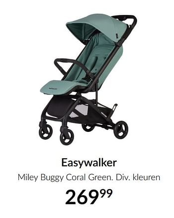 Promoties Easywalker miley buggy coral green - Easywalker - Geldig van 16/02/2021 tot 15/03/2021 bij BabyPark