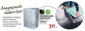Promoties Ondervloer aquastop - Sencys - Geldig van 17/02/2021 tot 15/03/2021 bij BricoPlanit