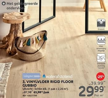 Promoties Vinylvloer rigid floor gubbio - Lalegno - Geldig van 17/02/2021 tot 15/03/2021 bij BricoPlanit