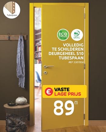 Promoties Volledig te schilderen deurgeheel tubespaan - Group Thys - Geldig van 17/02/2021 tot 15/03/2021 bij BricoPlanit