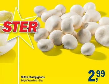 Promotions Witte champignons - Produit maison - Makro - Valide de 24/02/2021 à 09/03/2021 chez Makro