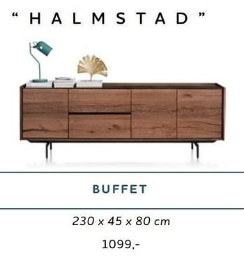 Promotions Halmstad buffet - Produit Maison - Xooon - Valide de 05/02/2021 à 21/03/2021 chez Xooon