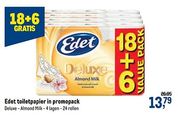 Promoties Edet toiletpapier - Edet - Geldig van 24/02/2021 tot 09/03/2021 bij Makro