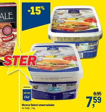 Promoties Horeca select smeersalades tonijn - Huismerk - Makro - Geldig van 24/02/2021 tot 09/03/2021 bij Makro