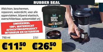Promoties Rubber seal - Bison - Geldig van 01/02/2021 tot 28/02/2021 bij Bouwcenter Frans Vlaeminck