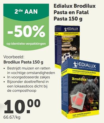 Promoties Edialux brodilux pasta en fatal pasta - Edialux - Geldig van 24/02/2021 tot 06/03/2021 bij Aveve