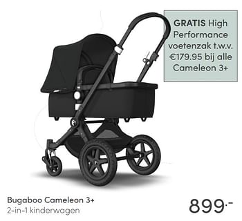 Promoties Bugaboo cameleon 3+ 2-in-1 kinderwagen - Bugaboo - Geldig van 21/02/2021 tot 27/02/2021 bij Baby & Tiener Megastore