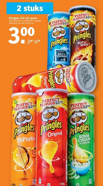 Promoties Pringles - Pringles - Geldig van 22/02/2021 tot 28/02/2021 bij Albert Heijn