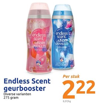 Promoties Endless scent geurbooster - Endless Scent - Geldig van 24/02/2021 tot 02/03/2021 bij Action