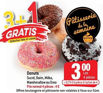 Promotions Donuts - Produit Maison - Smatch - Valide de 24/02/2021 à 02/03/2021 chez Smatch