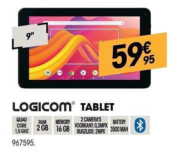 Promoties Logicom tablet - Logicom - Geldig van 24/02/2021 tot 14/03/2021 bij Electro Depot