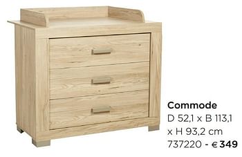 Promoties Commode - Trans Land - Geldig van 15/02/2021 tot 31/12/2021 bij Dreambaby